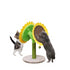 PetPals Group Catry Bloom Double Sunflower Scratching Post, 16.5" L X 16.5" W X 25.5" H